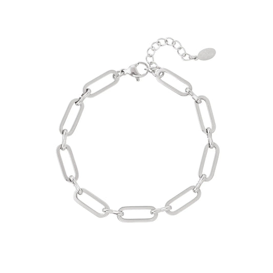 Armband 'Chain' zilver