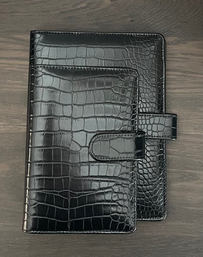 Budget Binder A5 Croco | Zwart