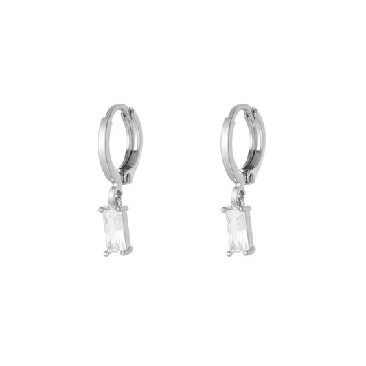 Oorbellen 'Shine' zilver